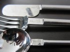 Air France Concorde Airplane Rare Bouillet Bourdelle Cei 3 Piece Cutlery Set Af