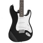 Electric Guitar With Amp Case Full Size 39  Black Accessories Pack Beginner