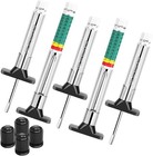 5pcs Tire Tread Depth Gauges 1 32 25mm Dual Scales Cars  Trucks  Motorsize  5pcs