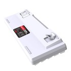60  Mechanical Gaming Keyboard White-red Red Switches Led Backlit Ultra Compact
