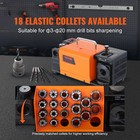 Mr-13a Drill Bit Sharpener Portable Grinding Machine W  18 11 Collets For Shop
