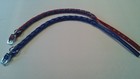 Round Braided Reflective Nylon  Buckle Dog   Collar  Md  16  - 20 