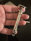 Antique Doctor   s Syringe Vial Travel Metal Medical Kit With Medicine Glass Tunes