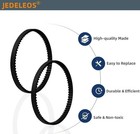 Jedeleos Replacement Belts For Shark Navigator Adv La301  La301c  Black