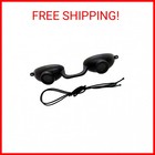 Super Sunnies Evo Flexible Tanning Bed Goggles Uv Eye Protection Black Glasses 