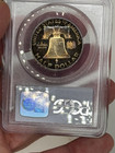 1962 Pcgs  Pr65 Franklin  Silver Half Dollar Proof  exotic  Monster Toned 