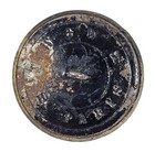 Victorian Metal Picture Button Neptune God Mythology 1 1 4    