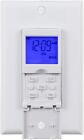 Bn-link Programmable In-wall Digital Timer Switch Blue Backlight 7-day 15a 125v