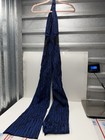 Blue Black Metallic Fringe Dance Dress Latin Salsa Ballroom Costume