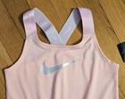 New Nike Little Girl Dri-fit Romper Short Outfit  Pink  6x 