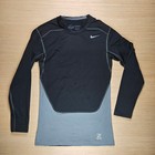 Nike Pro Combat Hyperwarm Lite Compression Long Sleeve Training Shirt Mens L