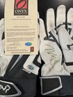 Jung Ho Kang 2015 Signed Game Used Batting Gloves - Onyx Coa
