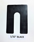 Horseshoe Shims plastic 3 x4   Various Thickness   Quantities  see Description 