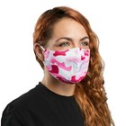 Victor Fitness Vm25pk Pink Camo Reusable Cloth Face Mask W  Filter