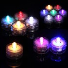 4 Pc Led Tea Light  Set Flower-shape Different Color Waterproof Wedding Party Us