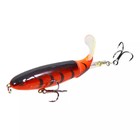2pak Topwater Fishing Lures Bass Plopper Lure Floating Bait W  Rotating Tail