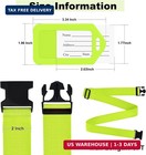 8 Pack Luggage Straps And Tags Set - 4 Straps  4 Tags  Tsa Approved Suitcase Bel