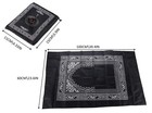 Kellegour 1 Pieces Islamic Prayer Mat muslim 1 11  X 3 3   oblong   Black