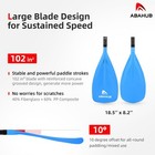 1 X 3 Section Carbon Fiber Sup Paddle  Adjustable 67  -86   Stand Up Paddle L   