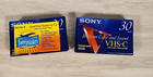 Sony Vhs-c 30 Min Camcorder Video Cassette Tapes - 2 New Sealed Tapes