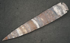 Bent 8 4  Flint Arrowhead Spear Project Point Knife Blade Bb801