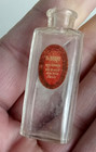 Vintage 1940 s Richard Hudnut Du Barry Miniature Glass Perfume Bottle Empty