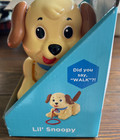 New Fisher-price Lil Snoopy Toy 12  Months H9447 Tail Wags 