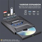 New Slim External Cd Dvd Drive Usb 3 0 Writer Burner Player Black For Laptop Pc