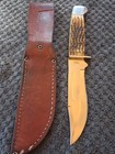 Case Xx  Fixed Blade Hunter Slab Side Bone Jigged 647-5 Ss With Sheath