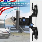 Suction Cup Flag Pole Holder For Rv  Rv Flagpole Mount Kit With Angle Adjusta   