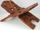 10  Wooden Floral Carved Prayer Book Holder Stand Quran Bible Cookbook Desk Gift