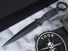 Toor Specter Finger Ring Dagger Knife Fixed Blade Full Tang Cpm-m4 G10 Socom Usa