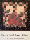Pattern Checkered Pumpkins Quilt Pumpkin Block Quilt  New Rare The Cotton Patch
