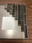 Antique Metal Letterpress Furniture Lot Of 8 Assorted Sizes - Lot F