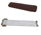 Pickett Slide Rule Model 62 Trig Pocket Sized 6 25    Brown Leather Case Vintage