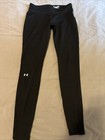 Under Armor Women   s Fitted Cold Gear Black Leggings - Size S