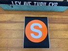 Nyc Subway Small 9  Roll Sign R40 Shuttle Route Nycta 2001 Orange S Line Special