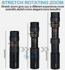 10-300x40 Hd Zoom Monocular Telescope Military Powerful Scope Tripod Smartphone