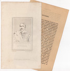 Snyders Flemish Painter Portrait Baroque Artist Antique 1808 Copper Engraving