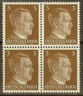 Bs Stamp Selection Germany Block Wwii 3rd Reich Hitler 3 04 10pf Mnh