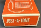 Vintage Just-a-tone Transistor Radio Model H600 W nos 9v Battery Hong Kong