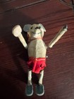 Antique Schuco Hopsa Mechanical Wind-up Mouse 1930 s Toy Germany Tested Works