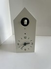 Muji   Cuckoo Clock White Mj-ccws1 Light Sensor New Open Box