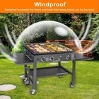 Griddle Wind Guards 36 Inch Magnetic Bbq Wind Screen Heat Flame Protector Kit
