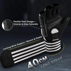 Punch Bag Mma Gloves Half Finger Adjustable Mitts Wrist Support Boxing Gloves Op