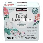 Daily Facial Towelettes  180 Count - Gentle Cleansing Wipes For Makeup Removal