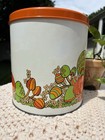 Vintage Retro Ballonoff Mushroom Canister Large 8    Metal 70s