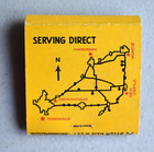 R d  Motor Express Truck Freight Lines Vintage Feature Matchbook Muncie Indiana