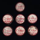 Vintage Coke Team Nfl All Stars Steelers 49ers Bottle Caps 7 Lot Rare