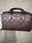 Women   s Coach Mini Rowan Satchel Nwt Crossbody
